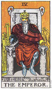 The Emperor tarot card