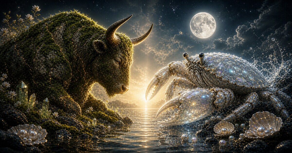 Taurus and Cancer Compatibility: Love, Sex & Relationship Guide (2026)